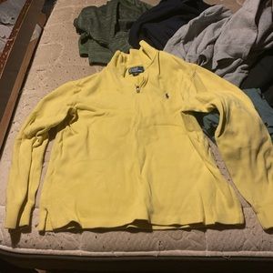 RL Men's Classic Estate-Rib Quarter-Zip Pullover Sweater